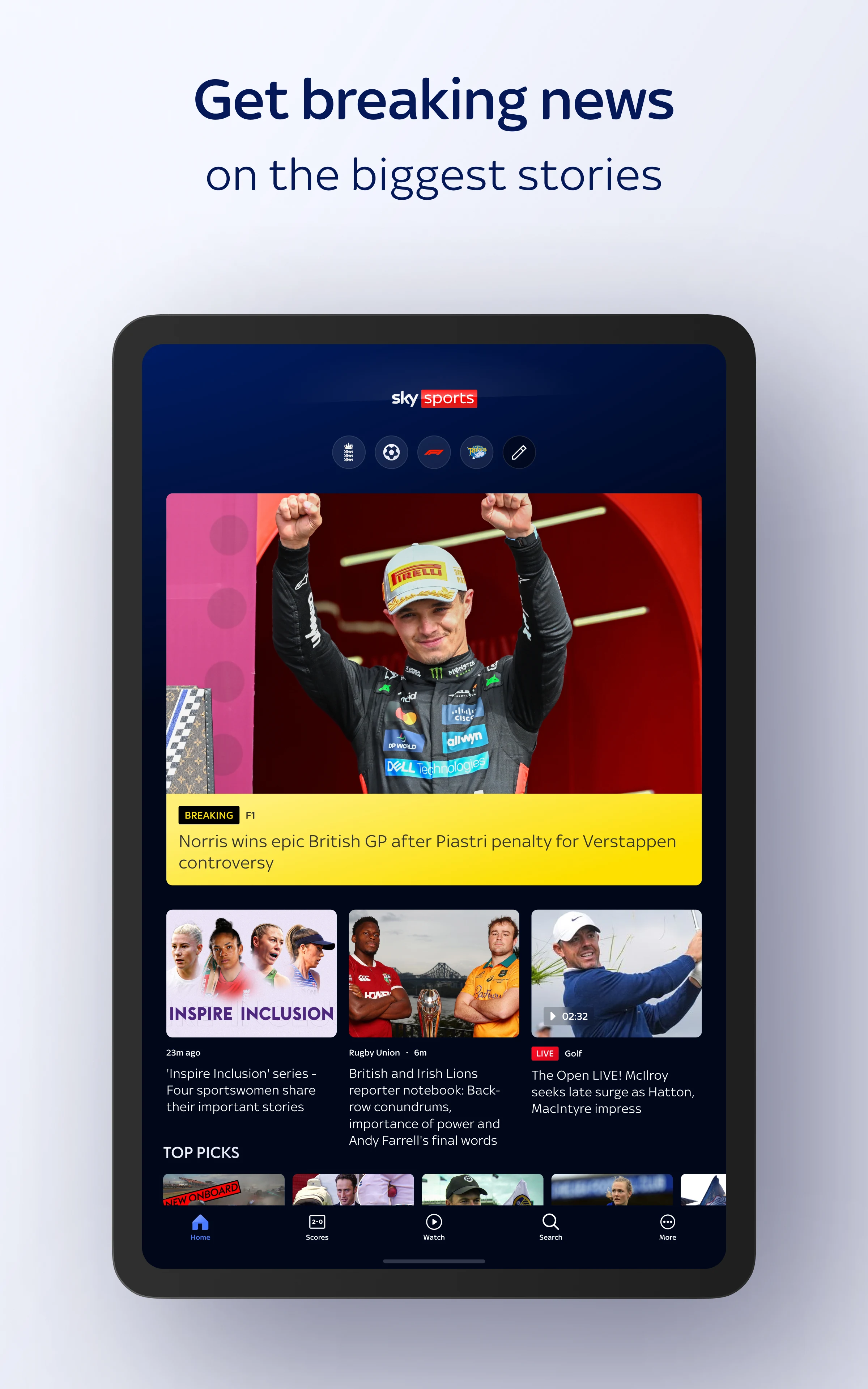 Sky Sports screenshot